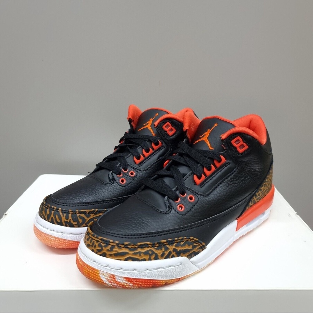 NIKE AIR JORDAN 3 RETRO KUMQUAT ( ) YOUTH VARIO SIZES